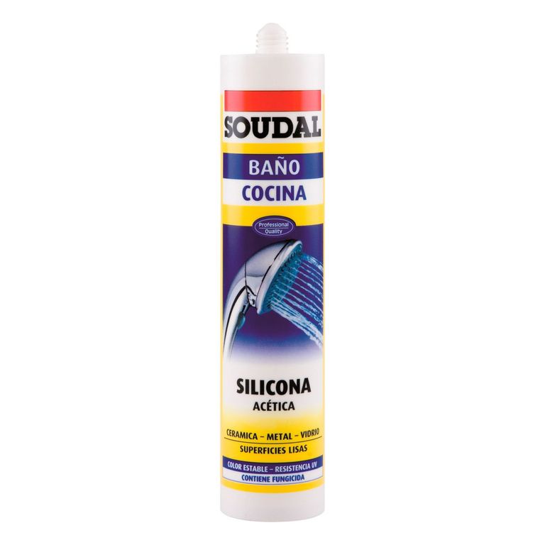 Silicona baño y cocina 300 ml blanca