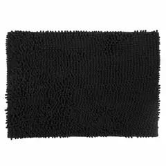 JUST HOME COLLECTION - Piso de Baño Rectangular Elite 43x61cm Negro