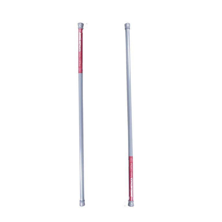 Barra para Ducha o Closet Retractil Acero 104 a 193cm