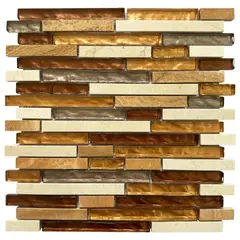 HOLZTEK - Malla decorativa Montevideo Marrón 30x30cm