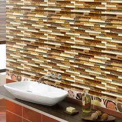 HOLZTEK - Malla decorativa Montevideo Marrón 30x30cm