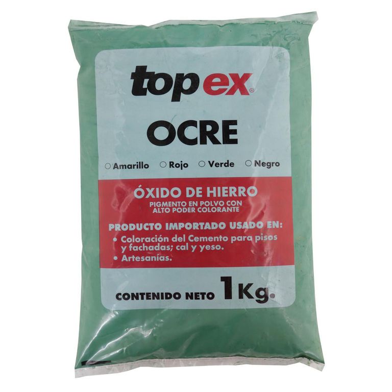 Ocre Verde Topex bolsa 1 kg