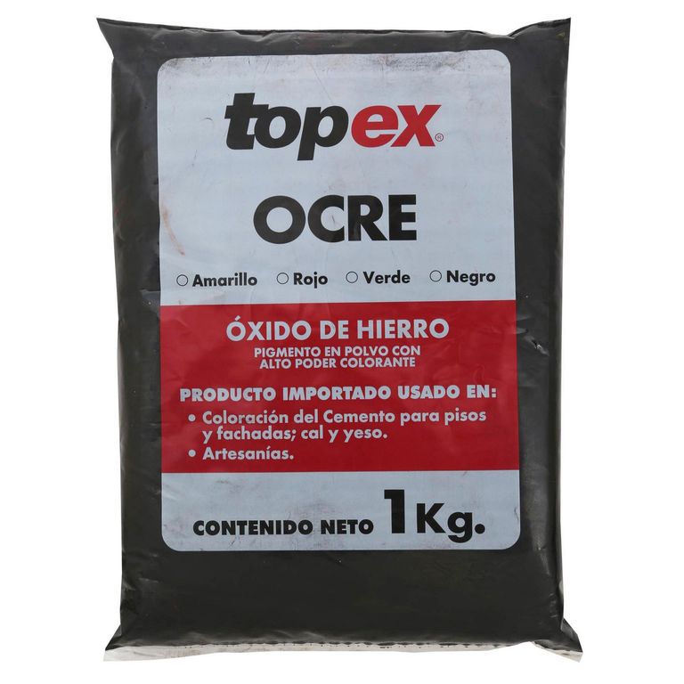 Ocre Negro Topex bolsa 1 kg