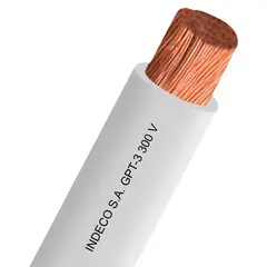 INDECO - Cable GPT 18 AWG Blanco 100 Metros