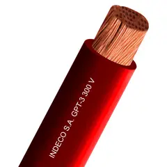 INDECO - Cable GPT 16 AWG Rojo 100 Metros