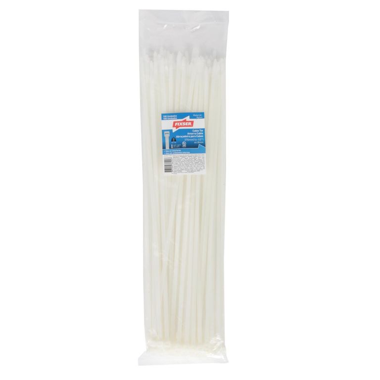 Cintillo Blanco Por 50 Unidades De 450mm x 4.8mm