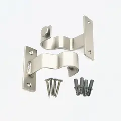 JUST HOME COLLECTION - Soporte Simple Plateado Techo 19m