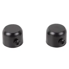 JUST HOME COLLECTION - Terminal Tope Negro 19mm