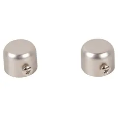 JUST HOME COLLECTION - Terminal Tope Plateado 19mm