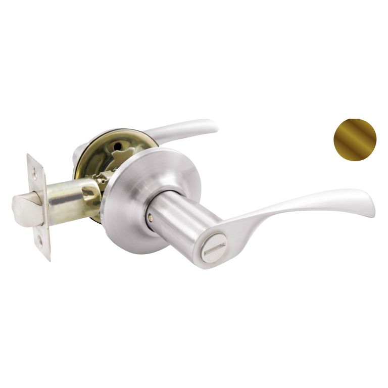 Cerradura de Manija Baño London Bronce