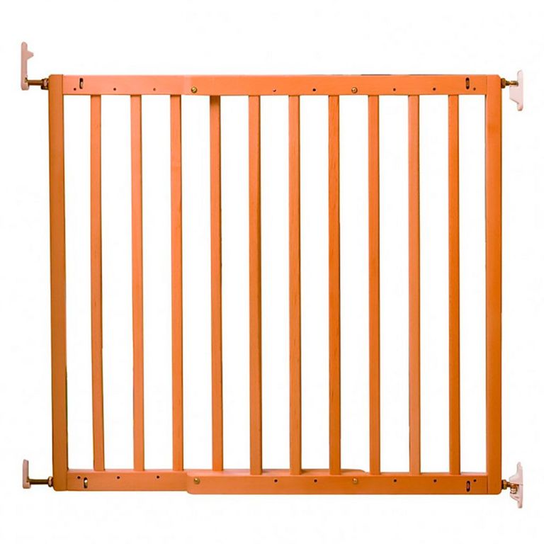 Puerta de Seguridad Ajustable Madera Niños 63 a 105cm