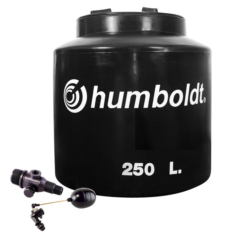Tanque de Agua Negro Humboldt 250 L + Accesorios