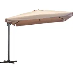 JUST HOME COLLECTION - Sombrilla Lateral Para Terraza Natural 3m 50UV
