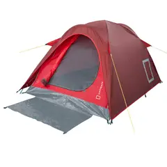 NATIONAL GEOGRAPHIC - Carpa Para 2 Personas Modelo Cng205 Color Rojo Con Gris