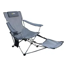 NATIONAL GEOGRAPHIC - Silla plegable con reposapies -