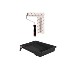 KOLOR - Kit rodillo antigota 9'' + 2 repuestos + Bandeja Plástica para pintura #9