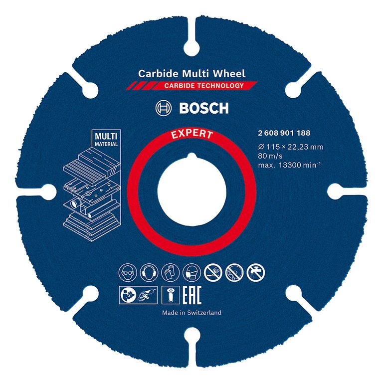 Disco de Corte para Amoladora 115mm Multimaterial Bosch