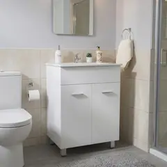 SENSI DACQUA - Mueble de Baño Vanitorio Abrantes Blanco