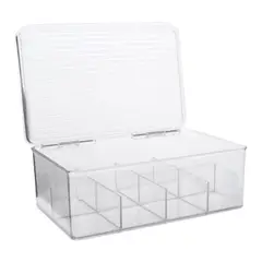INTERDESIGN - Caja Organizadora Acrílica de Cocina para Infusiones 27x18x10cm