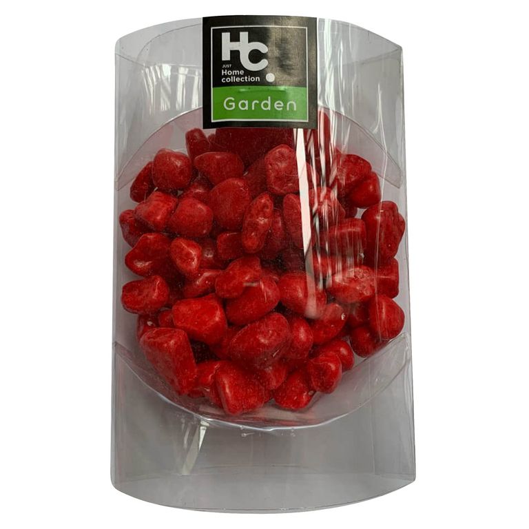Piedras decorativas 1/4kg Rojo