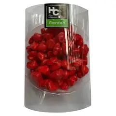 GENERICO - Piedras decorativas 1/4kg Rojo