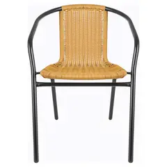 JUST HOME COLLECTION - Silla de Ratán Natural Apilable