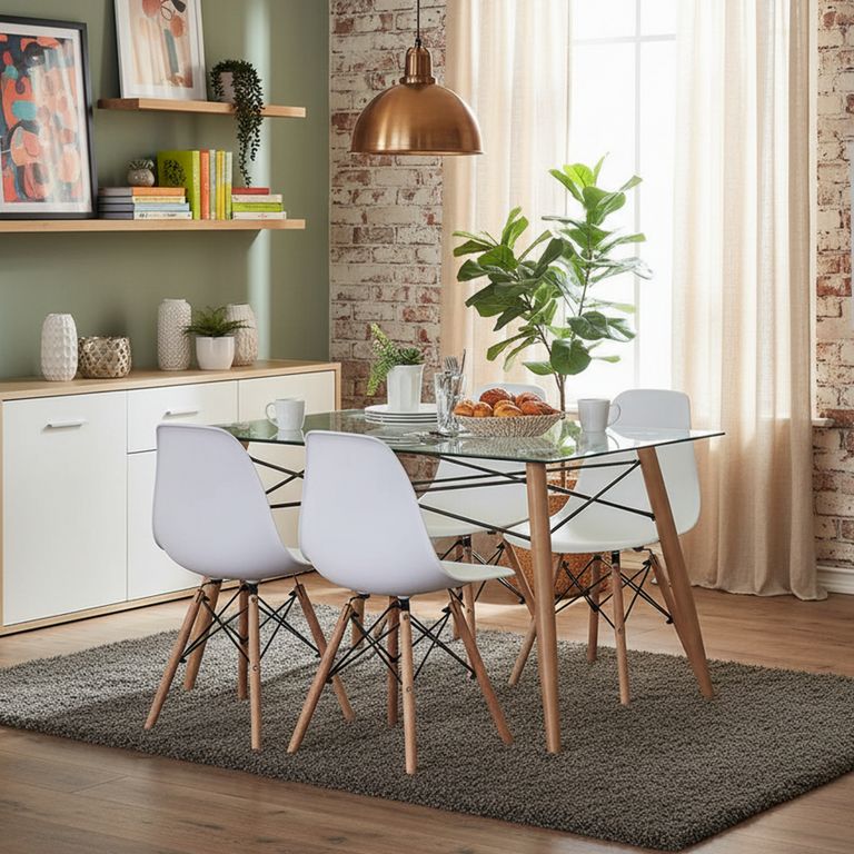 Juego de Comedor 4 Sillas Soar
