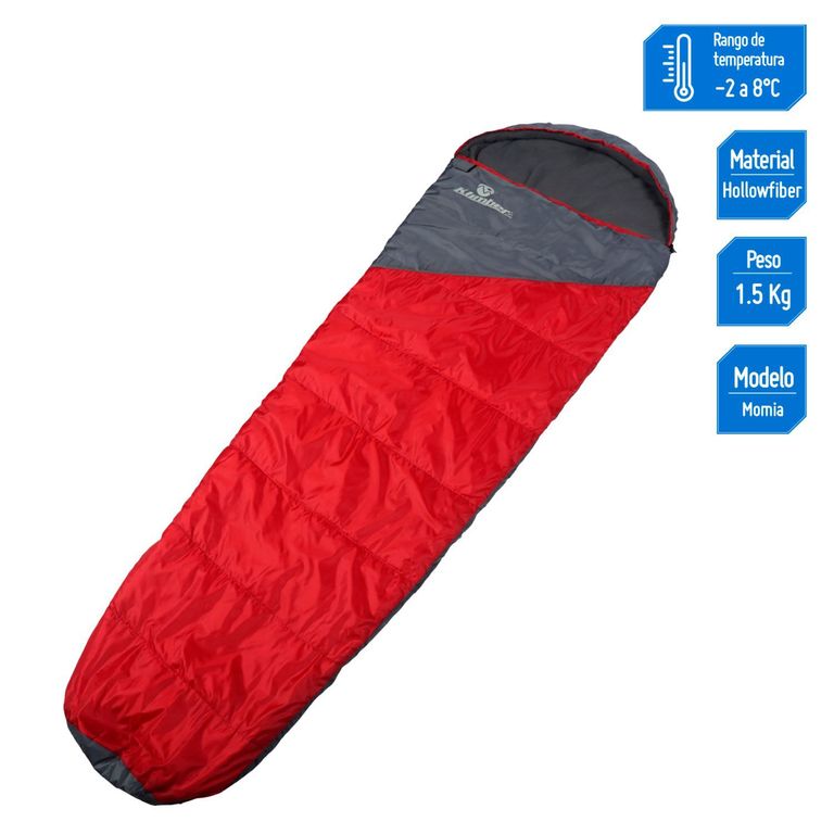 Saco Momia Rojo Klimber