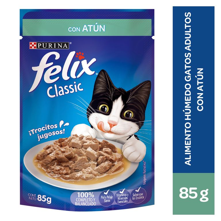 Felix Alimento Húmedo para Gato Adulto Sabor Atún 85 gr