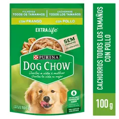 DOG CHOW - Adultos Alimento Húmedo para Perros 100gr Pollo