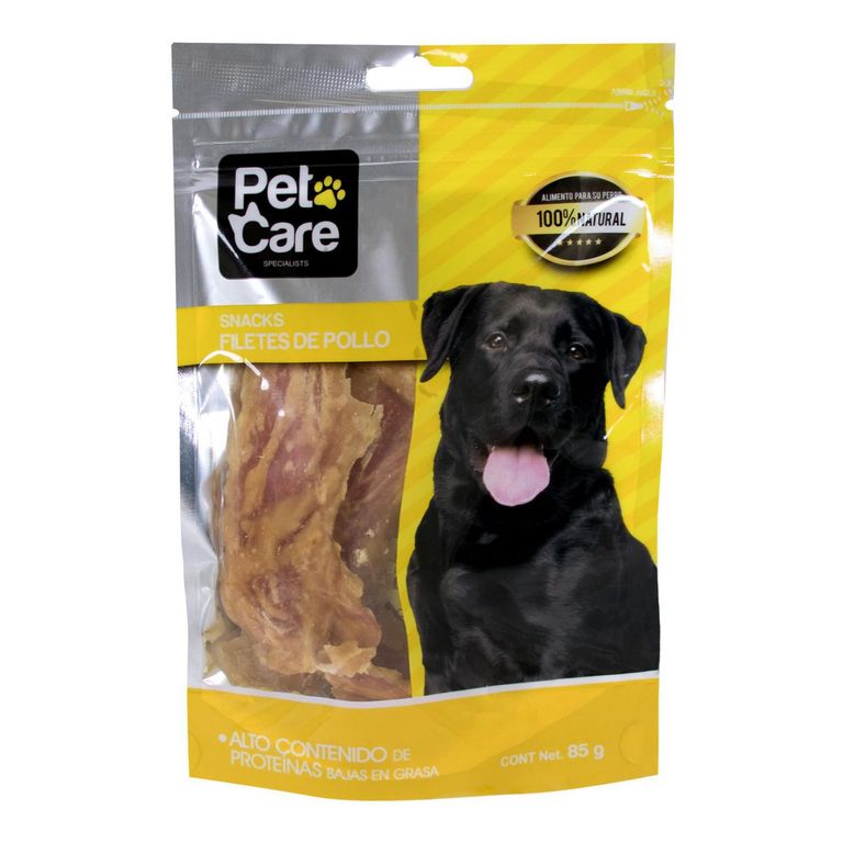 Pet Care Adultos Snack para Perros Filete de Pollo 85 gr