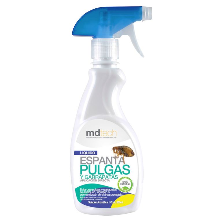 Líquido Espanta Pulgas y Garrapatas 500 ml Spray (210) Repele pulgas y garrapatas