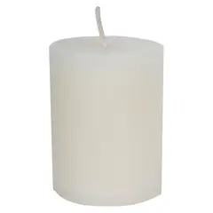 JUST HOME COLLECTION - Vela Cilindrica Decorativa Cera Blanco 8x10cm