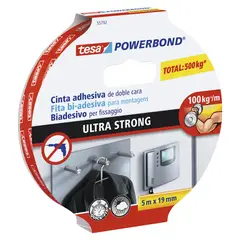 TESA - Cinta Doble Contacto Ultra 19 mm x 5 m