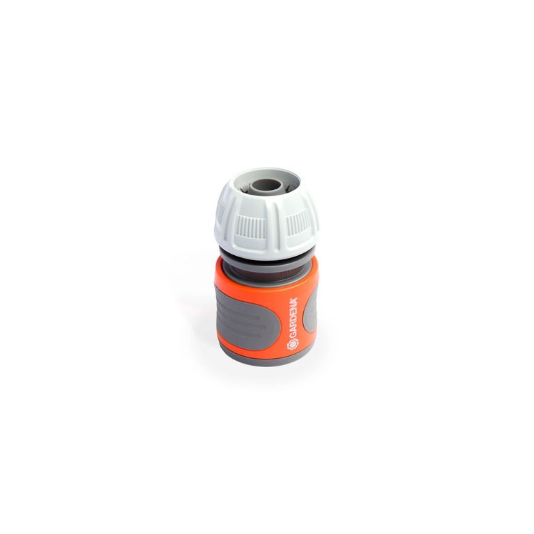 Conector para Manguera con Rosca 13mm 1/2" PVC Naranja/Gris