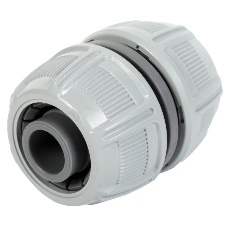 Reparador de Manguera Universal 19mm 3/4" PVC Gris claro