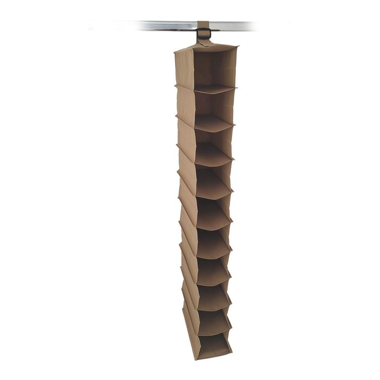 Organizador de Zapatos 10 Divisiones Beige