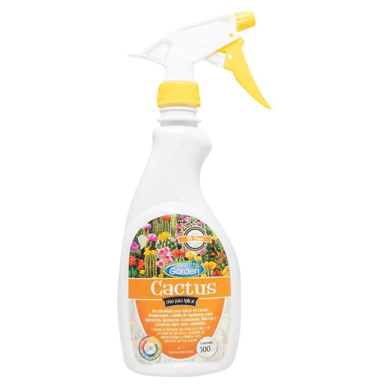 Fertilizante Líquido para Cactus 500 ml Nitrógeno, fosforo y potasio 7.5 cm22.5 cm5 cm