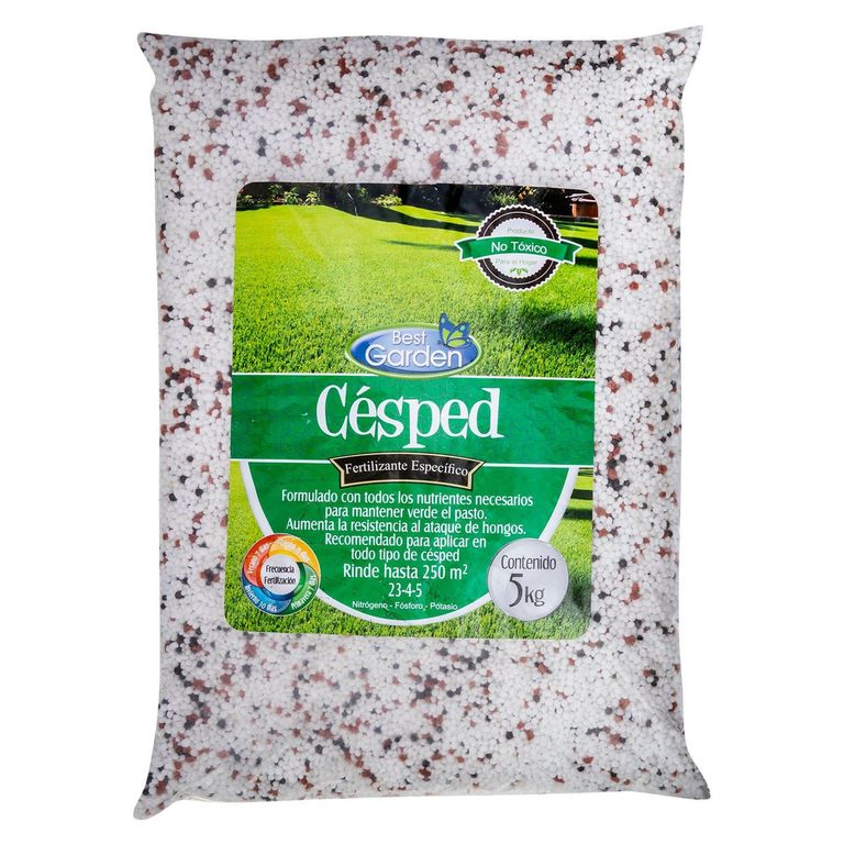 Fertilizante Específico para Césped 5kg Nitrógeno, fosforo y potasio 30.5 cm40 cm6 cm