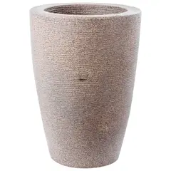 JUST HOME COLLECTION - Maceta Grafiato Conico Color Granito 34x48x
