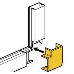 LEGRAND - Ángulo Plano 60x20 Mm