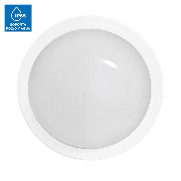 Plafon LED Aro 15W IP65 Blanco Luz Blanco