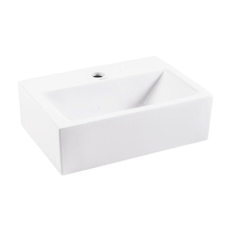 Lavamanos para Sobreponer Milano Rectangular Blanco