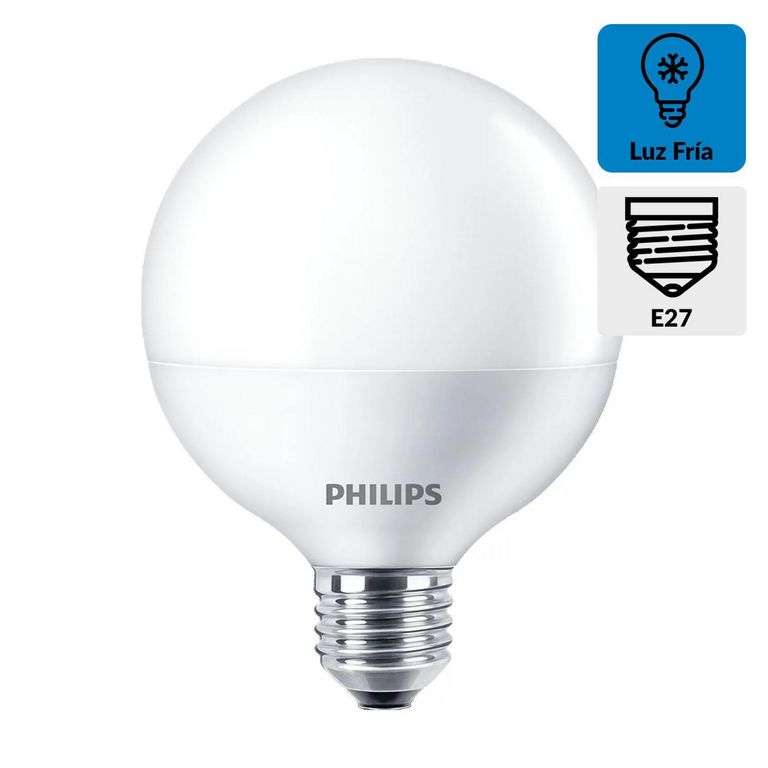 Foco LED Bulbo Globo E27 13.5W Luz Blanca