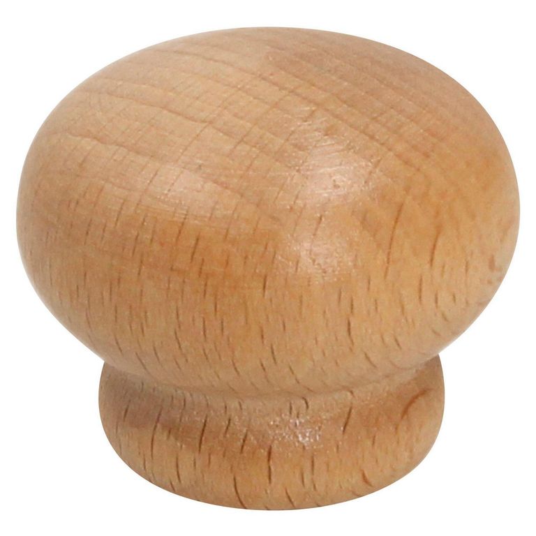 Jalador de Perilla Haya Laca Natural 401AB 40 mm