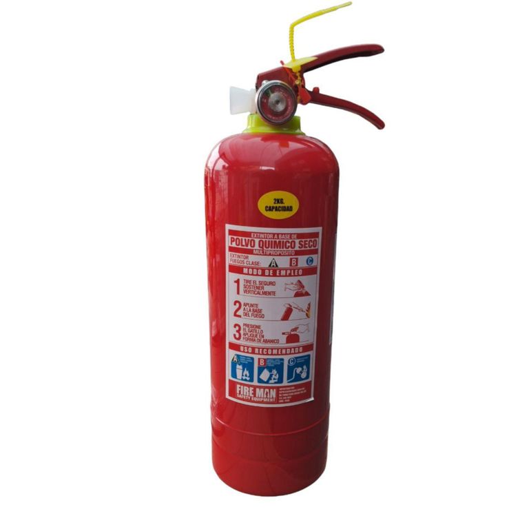 Extintor PQS ABC 2 kg.