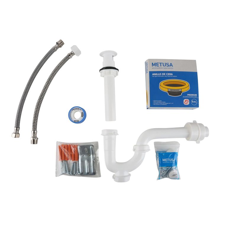 Kit de Accesorios 1/2" Baño Estándar