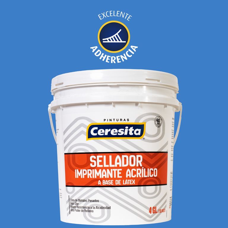 Sellador Imprimante Látex Acrilico 2 en 1 4GL