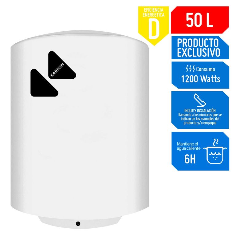 Terma Eléctrica Karson 50 litros