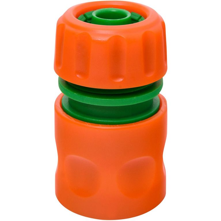 Conector Rápido para Manguera 3/4'' Plástico Naranjo/verde 4x7.7x4cm